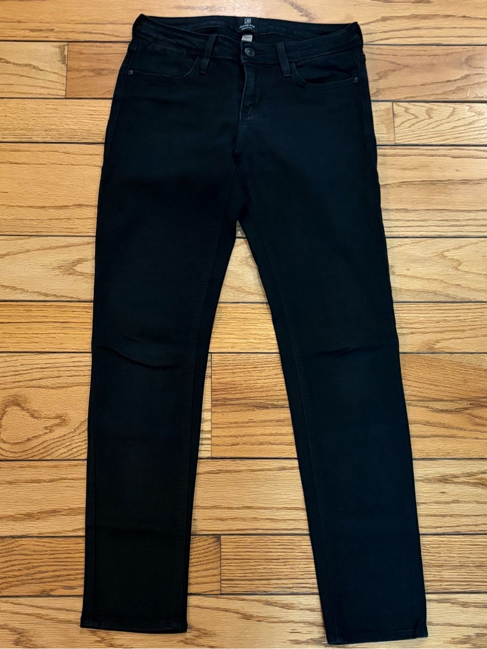 Just Black Skinny High-Rise Black Jeans